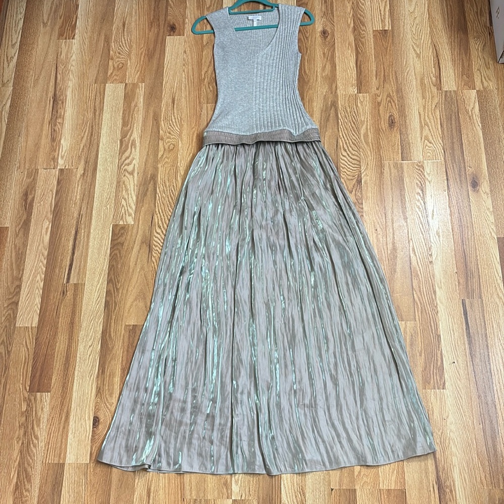 Escade sport metallic maxi dress size 38
